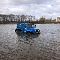 Вездеход-амфибия ЗВМ-39083 ВЕЯ 6х6 на шинах низкого давления 1300х700 Вездеход-амфибия ЗВМ-39083 ВЕЯ 6х6 на шинах низкого давления 1300х700