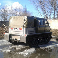 Узола ЗВМ-24111 гусеничный снегоболотоход со звенчатыми гусеницами, фото 10 Узола ЗВМ-24111 гусеничный снегоболотоход со звенчатыми гусеницами, фото 10