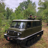 Узола ЗВМ-24111 гусеничный снегоболотоход со звенчатыми гусеницами, фото 2 Узола ЗВМ-24111 гусеничный снегоболотоход со звенчатыми гусеницами, фото 2